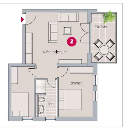 شقة Haus Strandperle We 02 Börgerende-Rethwisch